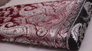 ARNG-3932 "The Vintage Maroon" Premium Banarasi Silk Saree||Silk Fabric||Crystal Stones||Silver Zari