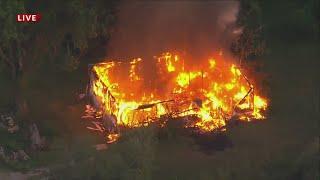 House fire in Madison, Illinois