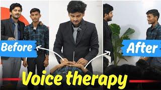 Vocal Therapy | Voice therapy | how to overcome stammering | Voice clarification| WellTalk Institute