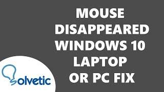 Mouse DISAPPEARED WINDOWS 10 Laptop or PC FIX 