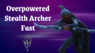 Skyrim Stealth Archer "Quick" Start Up Guide (No Commentary)