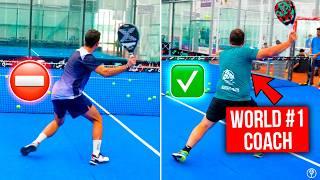 VOLLEY MISTAKES I FIXED AT THE WORLD #1 PADEL ACADEMY - the4Set