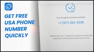 How to Get USA Phone Number For FREE Without VPN - Dingtone Tutorial