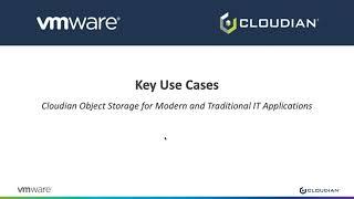 VMUG Webinar: VMware vSAN and Cloudian Object Storage for Cloud-Native and Traditional IT Apps