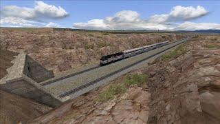 Amtrak's eastbound Pioneer at Hermosa Tunnel