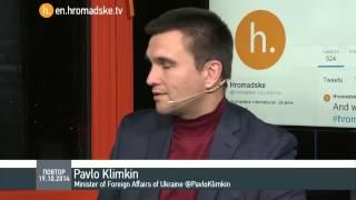 Hromadske International. The Sunday Show - Pavlo Klimkin: "To expect a real breakthrough from Milan would be foolish."