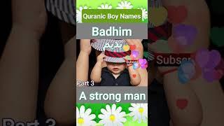 Quranic Boy Names With Meaning P3/ Islamic Names/Amazing Baby World #shorts #babynames #islamicname