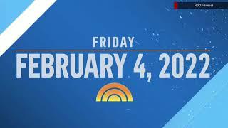 NBC News 'Today' 2022 Winter Olympics open