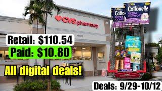 CVS Haul -Save 90% using all digital coupons! 9/30-10/12/24 |Beginner Friendly Coupon Deals