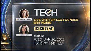 CNBC Tech Check chats with Brit Morin about new crypto initiative — 1/26/2022