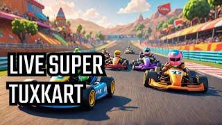 Live Gameplay Fedora Linux Super TuxKart Flatpak