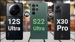 Moto X30 Pro vs Xiaomi 12S Ultra vs Samsung Galaxy S22 ultra | Comparison |