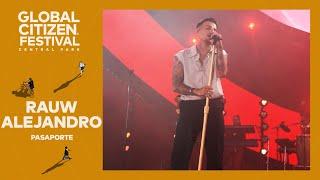 Watch Rauw Alejandro Brings the HOUSE DOWN with "Pasaporte" at Global Citizen Festival NYC 2024