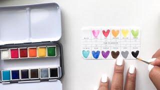 Prima Watercolor Classics Palette Review + Swatches