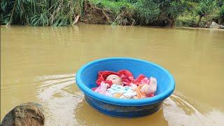 Single mother rescues abandoned baby in stream