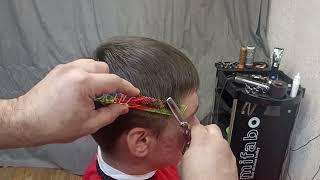 стрижка за 8 минут)))  men's haircut