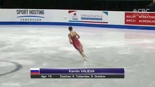 Kamila Valieva - SP - Skate Canada 2021 - CBC Commentary