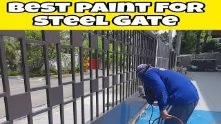 The Best Paint For Steel Gate | best varnish paints ideas & techniques