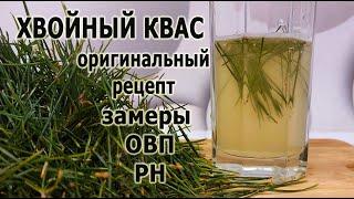 Сосновый квас из хвои. Рецепт кваса и замеры ОВП и PH