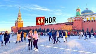 Walking tour - Red Square - Moscow 4k, Russia - HDR