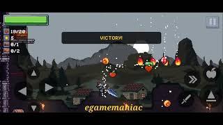 Apple Knight Dungeons World 2 Level 10 Boss Fight No Damage won in 10 seconds.