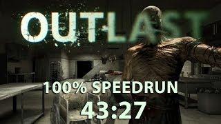 Outlast Speedrun 100% 43:27 (PC) (old WR)