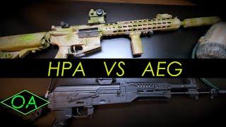 HPA vs AEG Airsoft Guns (4K)