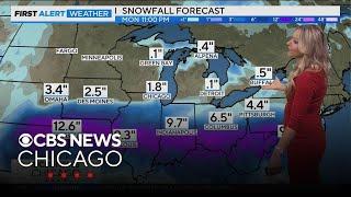 Light snow expected Sunday night in Chicago area