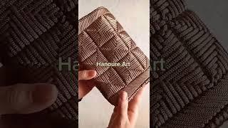 Diy purse bag with plastic canvas #diy #hanoureart #hanoureart