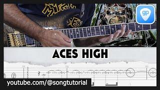 Iron Maiden | Aces High | TAB | Guitar Cover | Lesson