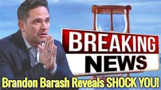 Days of our lives spoilers: SHOCKING NEWS - Brandon Barash Reveals Shocking Reason Why He Was Fired