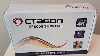 Octagon SF8008 Supreme 4K Enigma2 Linux Uydu Alıcı