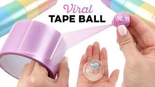 How to make viral TAPE BALLS! #asmr #diy #nanotape