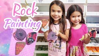 Kids crafts | Rock painting LilyRosecraftroom