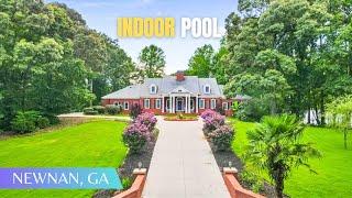 Luxury Waterfront Home w/ Indoor Swimming Pool, Elevator, Gym, 2 Kitchens FOR SALE South of Atlanta