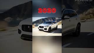 evolution of Jaguar f pace #car #old #vs #new #model #viral #shorts #shortsfeed #youtubeshorts #