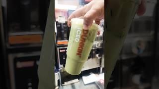 Dunkin Donuts Brown Sugar Oatmilk Iced Matcha Latte  @Dunkin-Donuts @alidunkinart #matchalatte