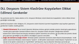 DLL Dosyası Nereye Atılır? Tüm Windows için Detaylı Anlatım