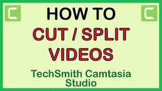 How To Split Or Cut Video Clips Using TechSmith Camtasia Studio  | PC |