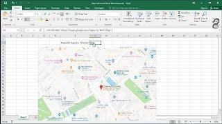 Hyperlink with Google Maps in Excel