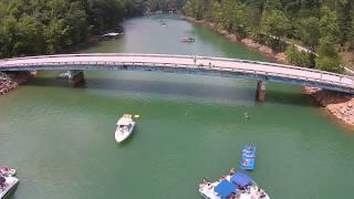 Cedar Creek Jumping Bridge on Norris Lake