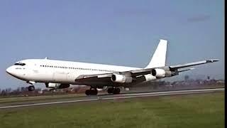 BOEING 707  freighter ARRIVALS  at Ostend Airport 1999 : The twilight years