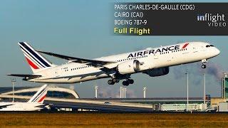 Air France Full Flight | Paris to Cairo | Boeing 787-9