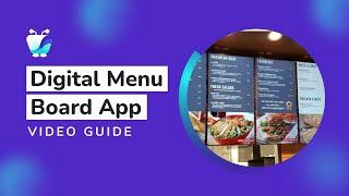 Digital Menu Board Solution For Digital Signage