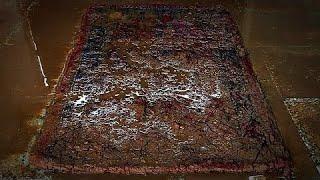 Can You Guess the color of this RUG?? | CLEANING the Muddy Rug | Satisfying ASMR