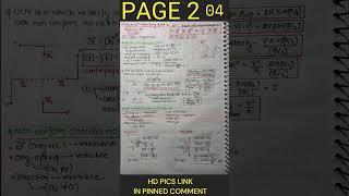 CIRCULAR MOTION quick revision sheets for NEET || VOCAL SENPAI || #physics #neet2023 #shorts