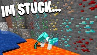 getting stuck in minecraft... (CloutCraft SMP)