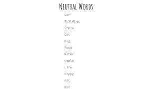 Neutral Words