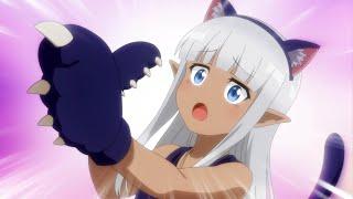 She wore a cat costume with paws, it's anime | Nimemo