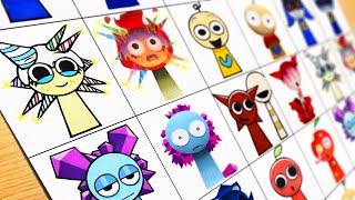 Drawing Incredibox Sprunki OC : Happy VS Horror [All Characters] Sprunki OC Phase #03